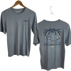 TS1117 Men’s Travis Mathew Golf Brand Graphic T Shirt S